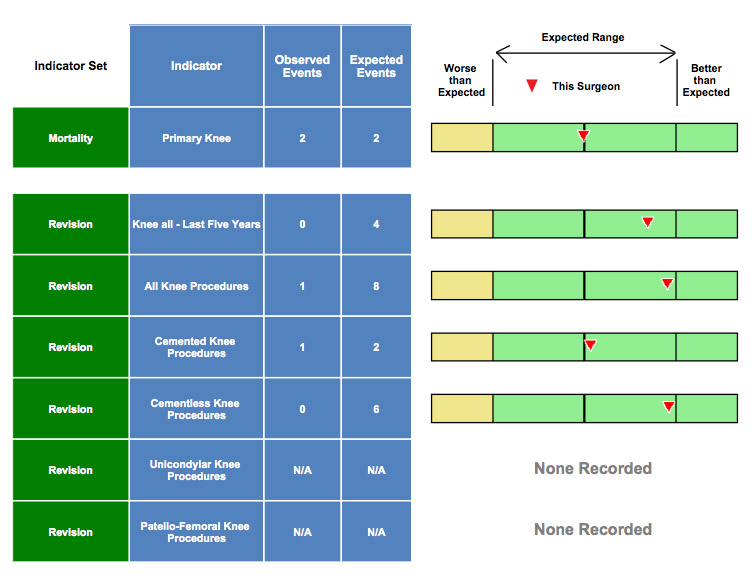 Primary Knee Surgery Outcomes by Justin Lim Surgery